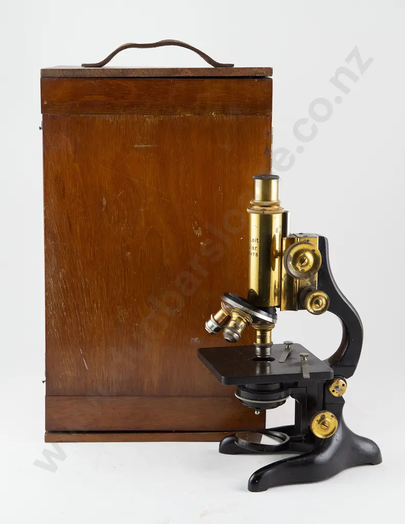 Leitz Wetzlar Monocular Microscope Image 1++