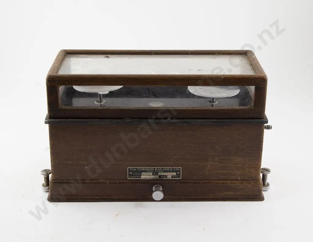 Mahogany Cased Drug Store Scales By The Torsion Balance Co New York Image 1++