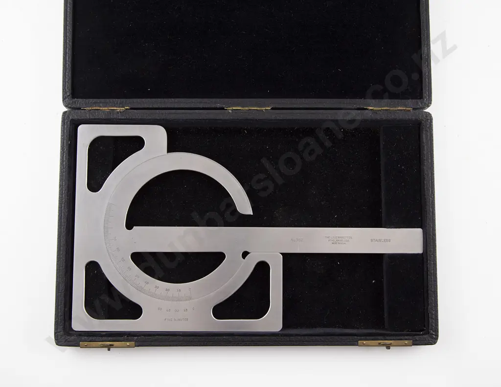 Boxed Protractor Stainless Steel No 362 Image 1++