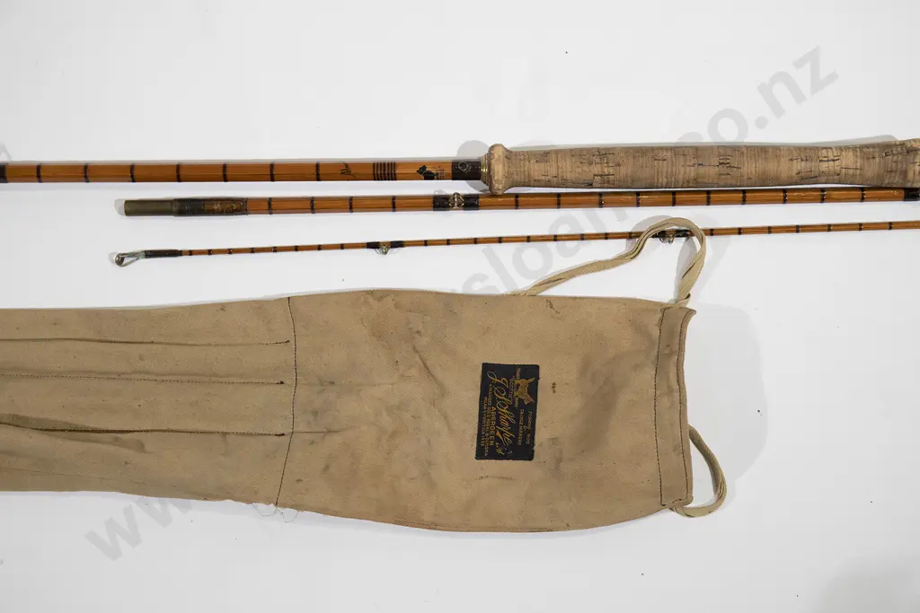 Three Piece Split cane Aberdeen "Scotty: Trout/Salmon Rod Image 1++