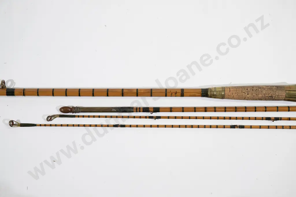 Hardy "The Wye" Two Piece Split Cane Palakona Salmon Rod Image 1++