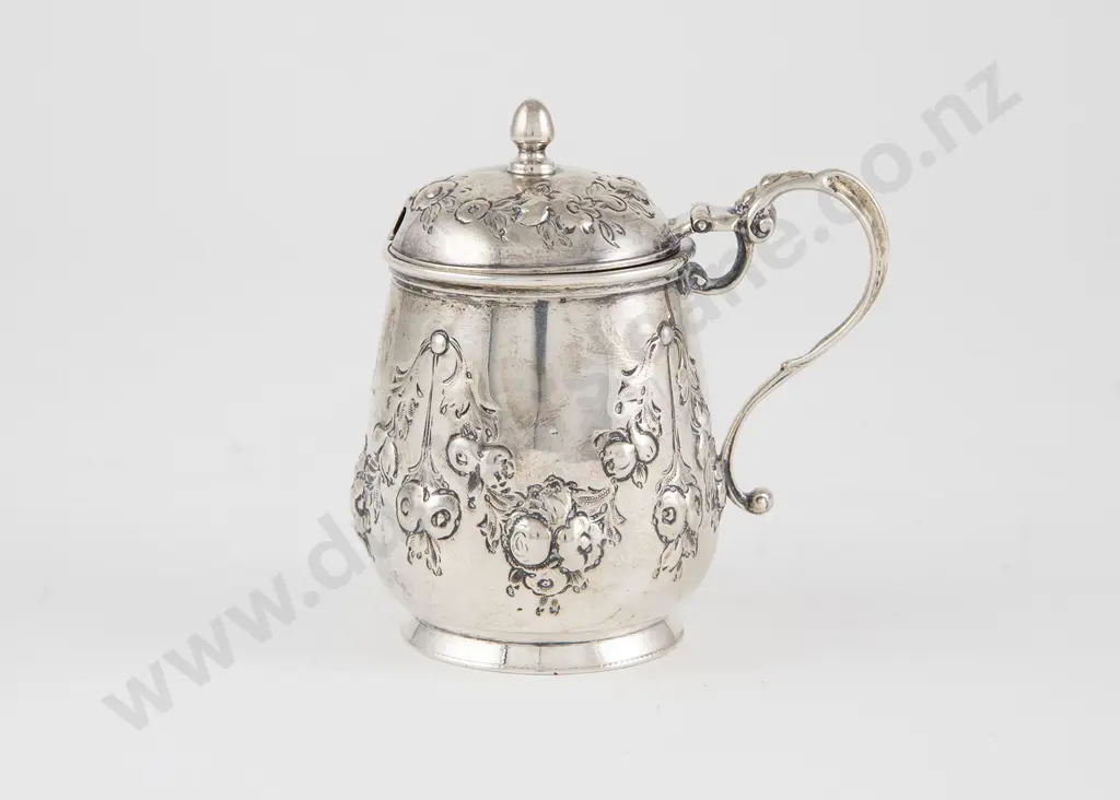 Victorian S/S Mustard Pot Image 1++