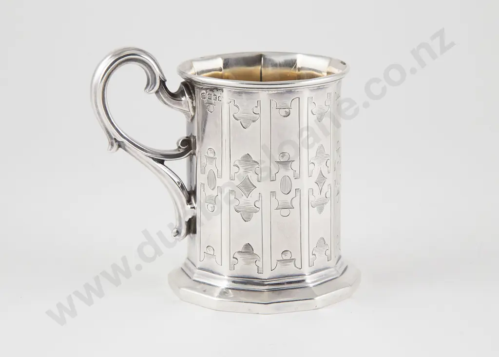 Victorian S/S Christening Mug Image 1++