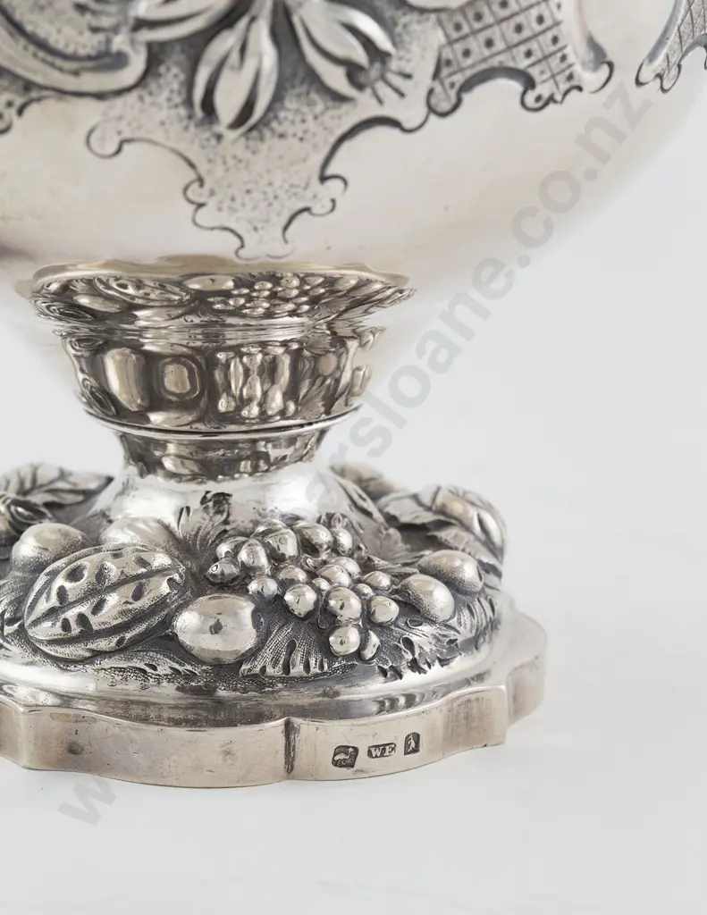 An Exceptionally Rare Australian Silver Wine Ewer By William Edwards Of Melbourne Image 1++