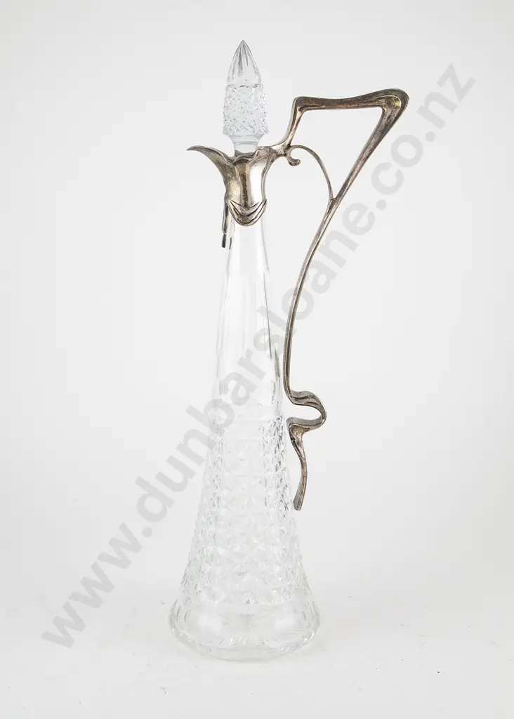 An Elegant Art Nouveau WMF Style Claret Jug Image 1++