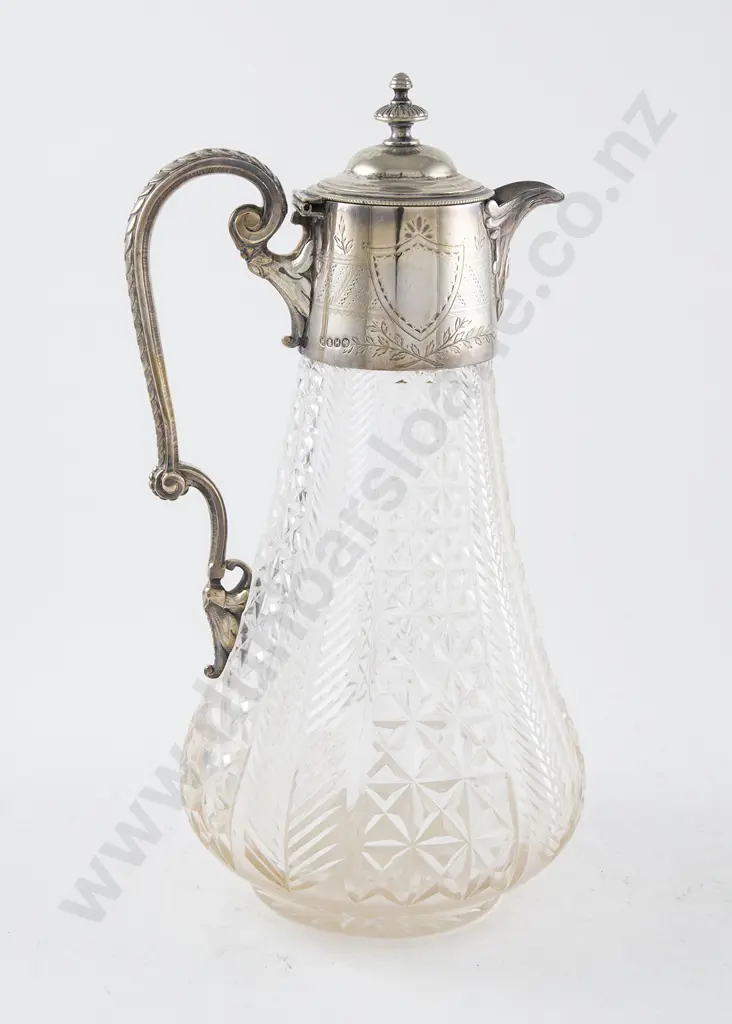 Cut Glass Claret Jug Image 1++