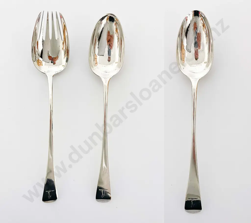 Pair Geo III Basting Spoons Image 1++