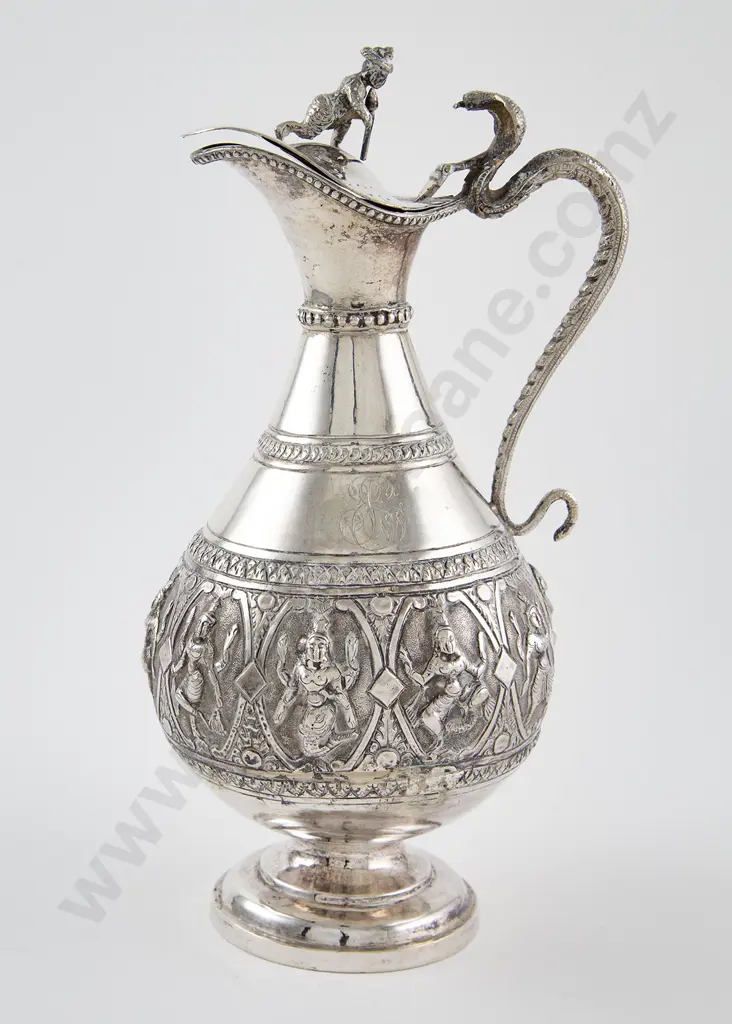 Small Thai/Siam Silver Wine Ewer Image 1++