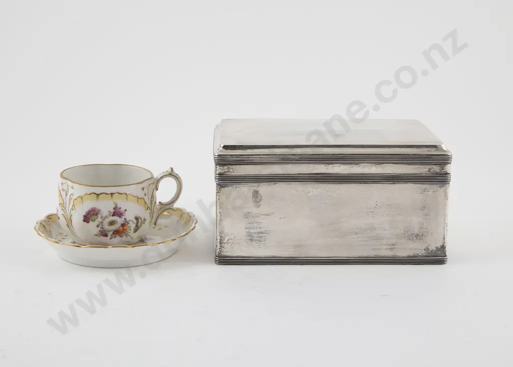 Dutch Silver Oblong Cigar Box Image 1++