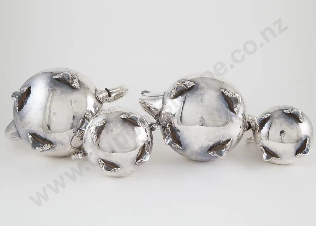 S/P Four Piece Tea & Coffee Set Image 1++