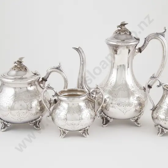S/P Four Piece Tea & Coffee Set
