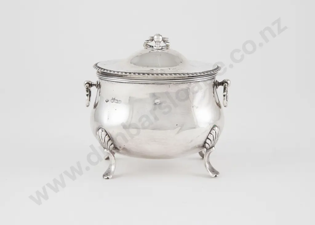 Geo V S/S Tea Caddy Image 1++