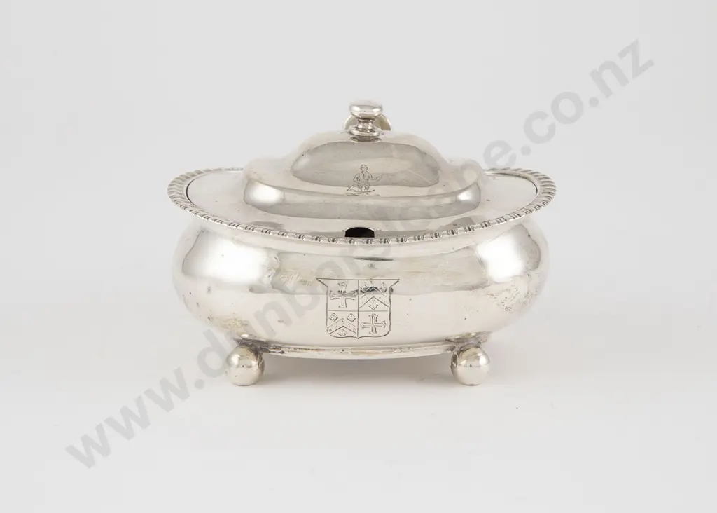 Geo III S/S Mustard Pot Image 1++