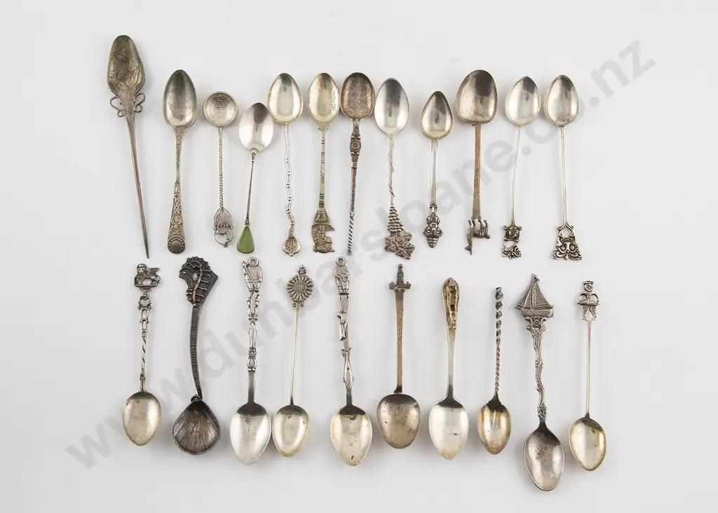 Collection Of S/S & Other Souvenir Spoons Image 1++