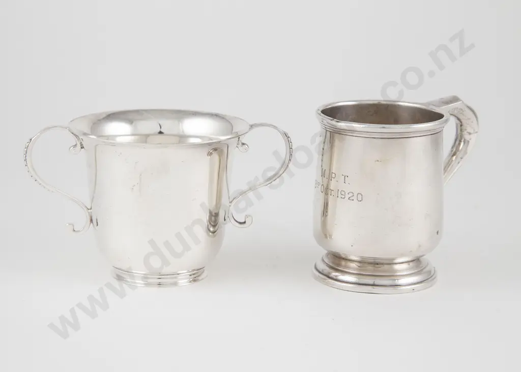Geo V S/S Christening Mug Image 1++
