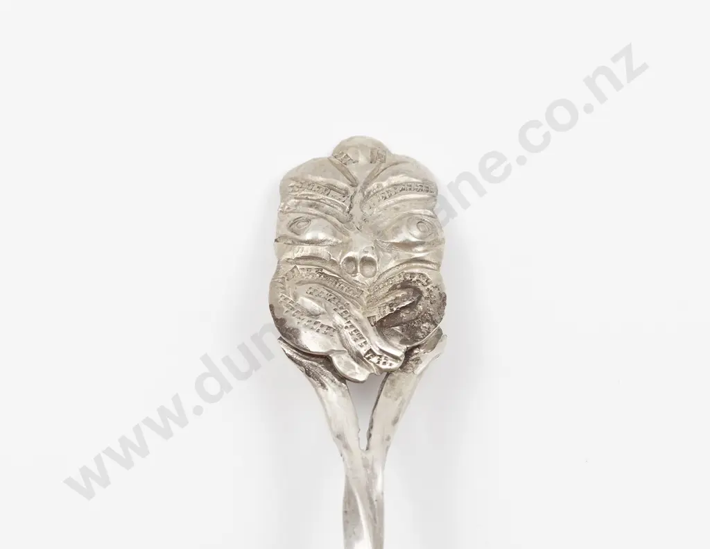 Reuben Watts (Auckland) NZ Silver Condiment Spoon Image 1++