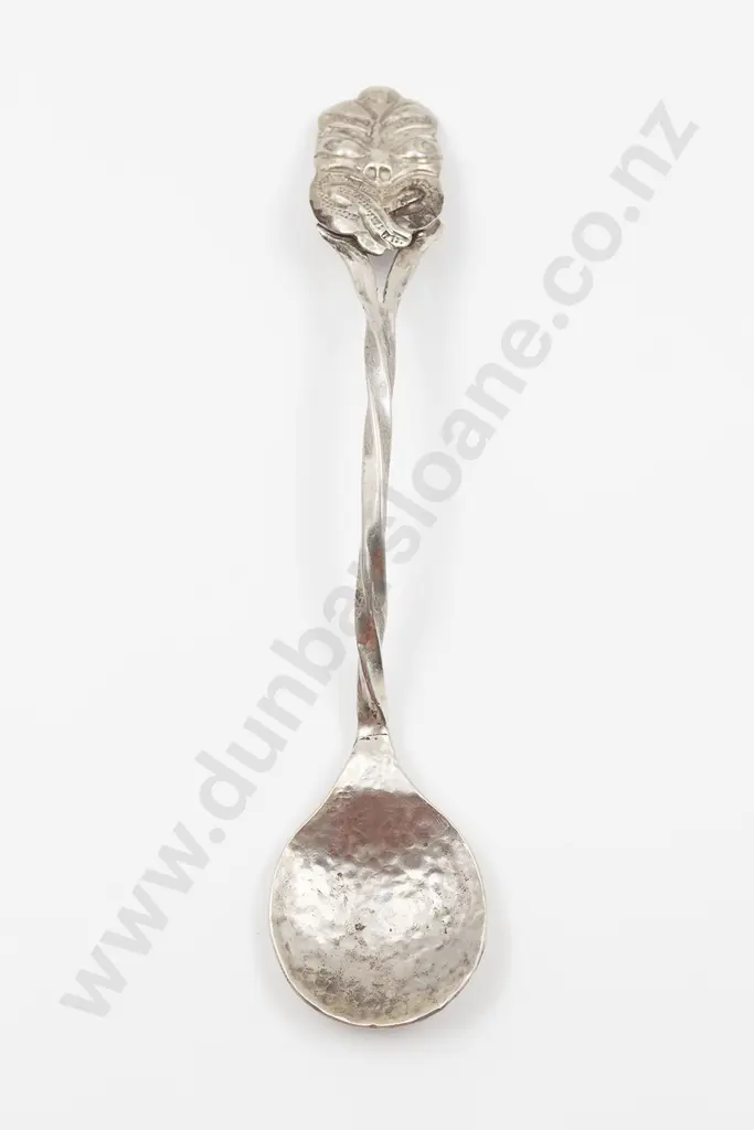 Reuben Watts (Auckland) NZ Silver Condiment Spoon Image 1++