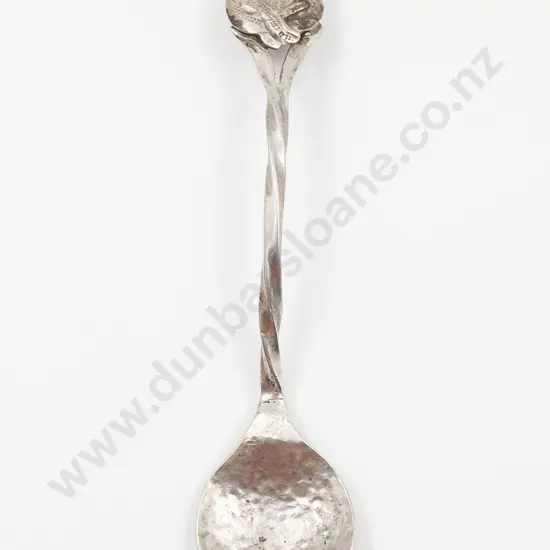 Reuben Watts (Auckland) NZ Silver Condiment Spoon