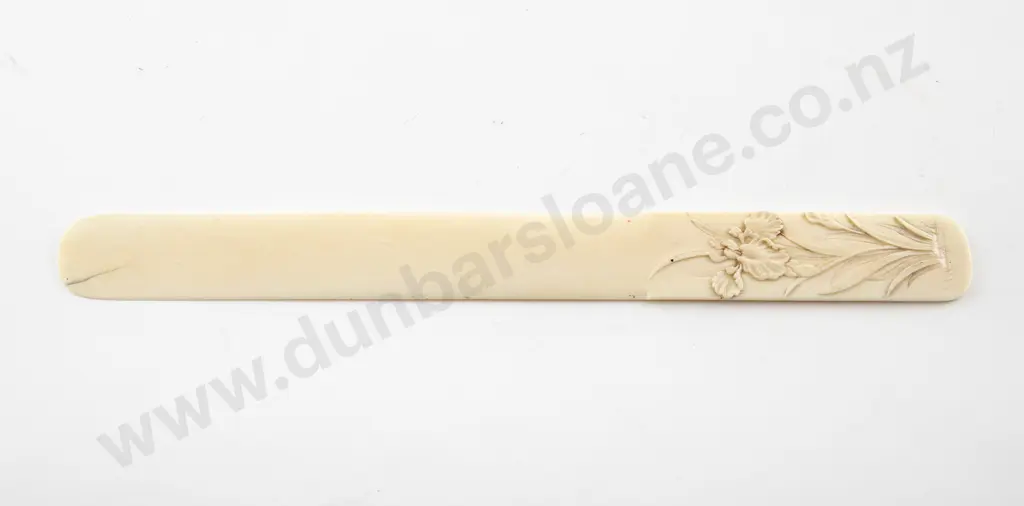 Late C19th Chinese Ivory Letter Opener Image 1++