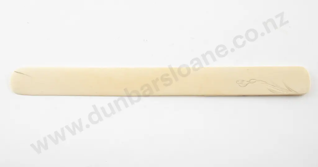 Late C19th Chinese Ivory Letter Opener Image 1++