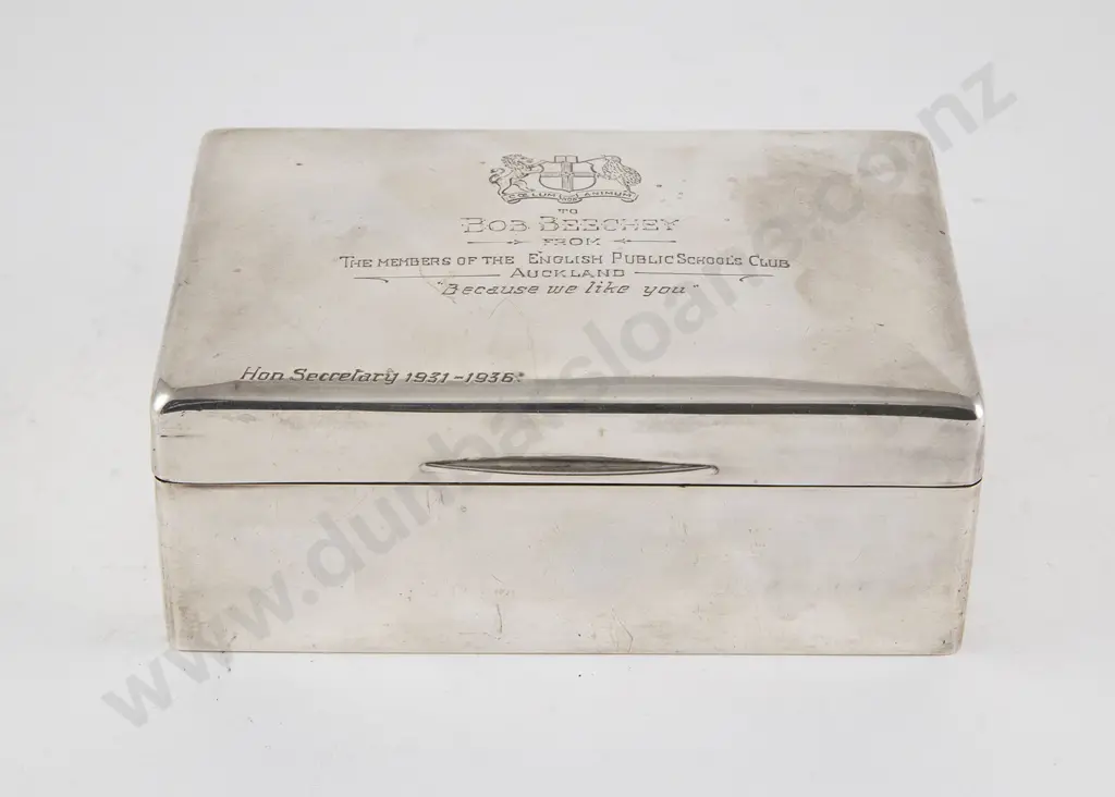 Geo V S/S Cigarette Box Image 1++