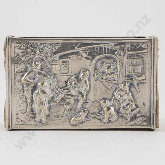 Dutch Silver Matchbox Holder