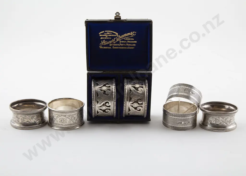 Seven S/S Napkin Rings Image 1++