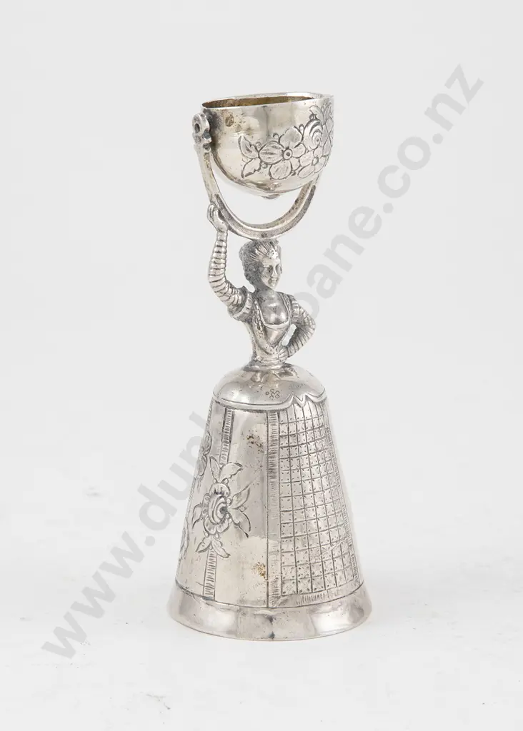 Small German Silver Wager or Marriage Cup Image 1++