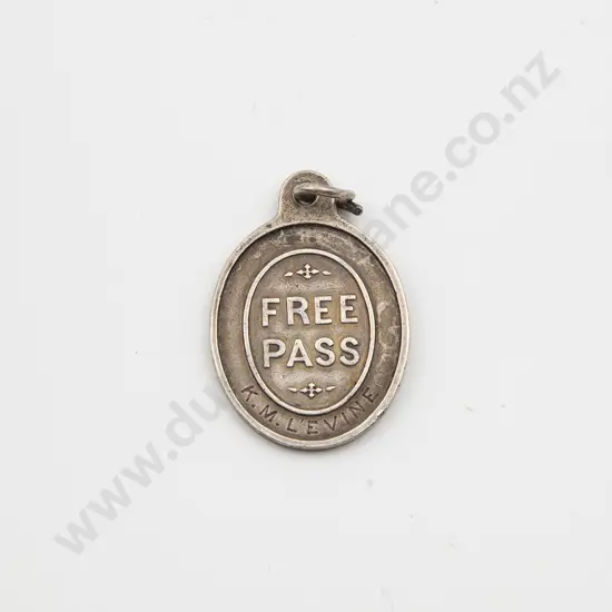 Silver Indian Railway Free Pass