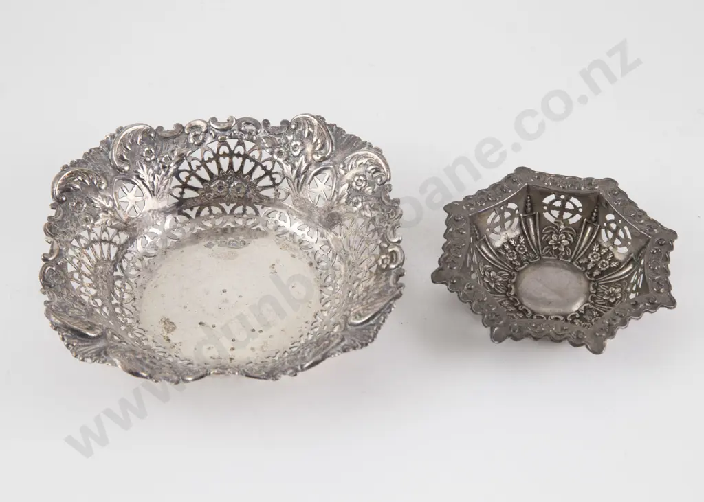 Two S/S Bon Bon Dishes Image 1++