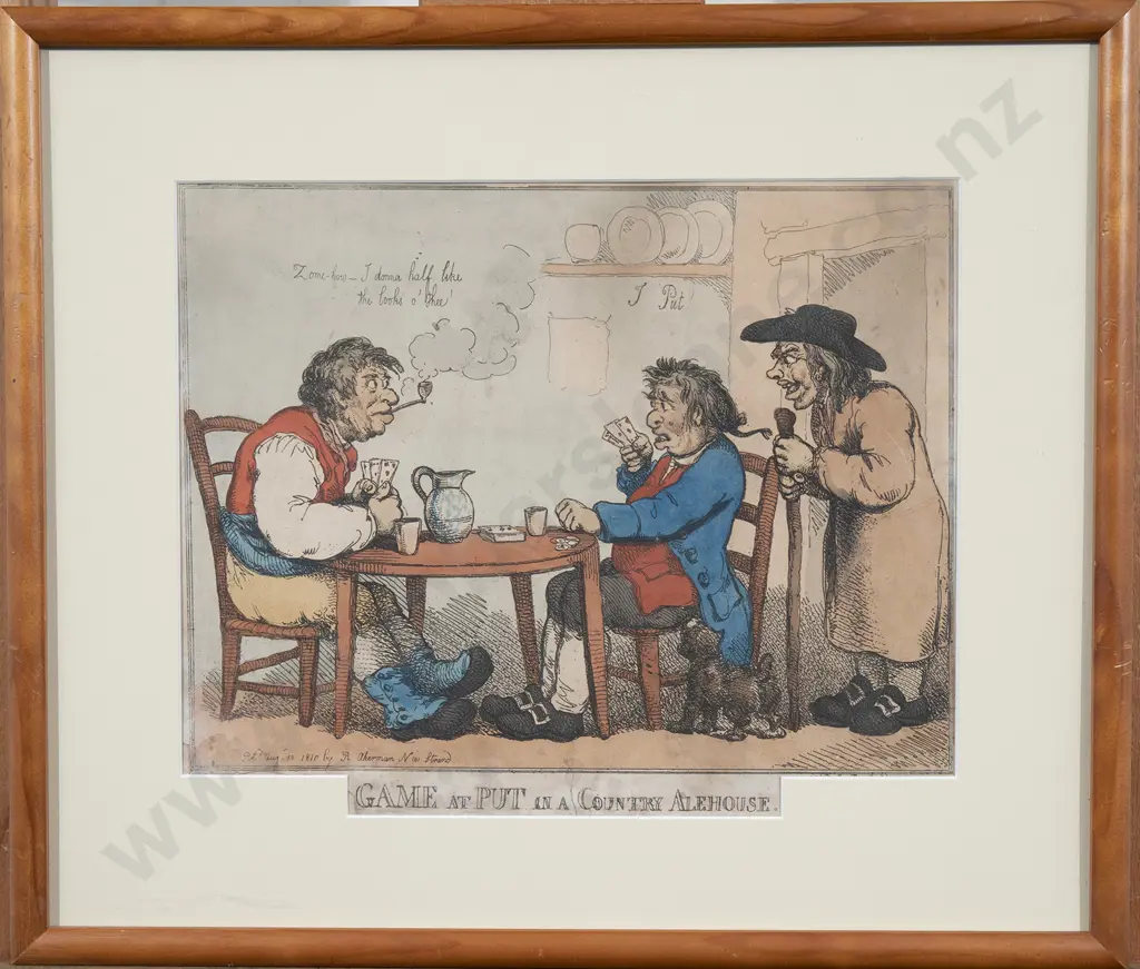 After Thomas Rowlandson (British) - Two Hand-coloured Engravings Image 1++