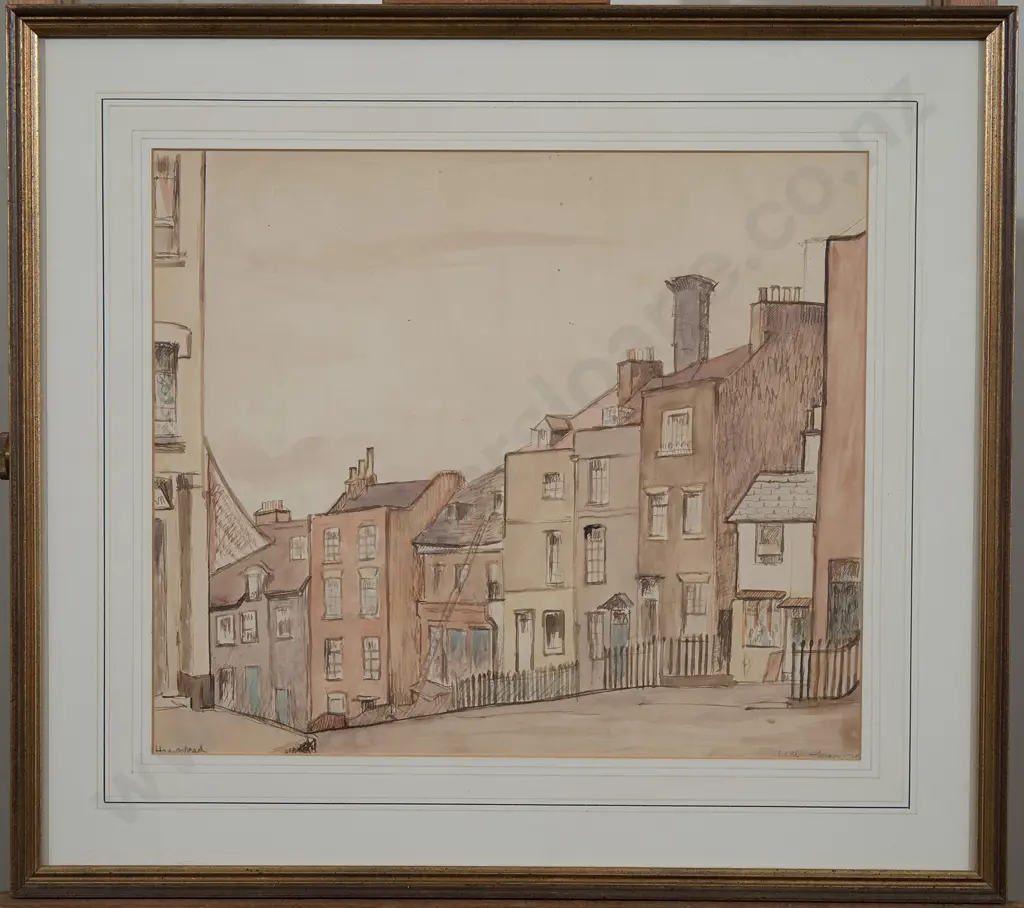 Mary S Cohen (British 1910–1991) - Hampstead & London River (2) Image 1++
