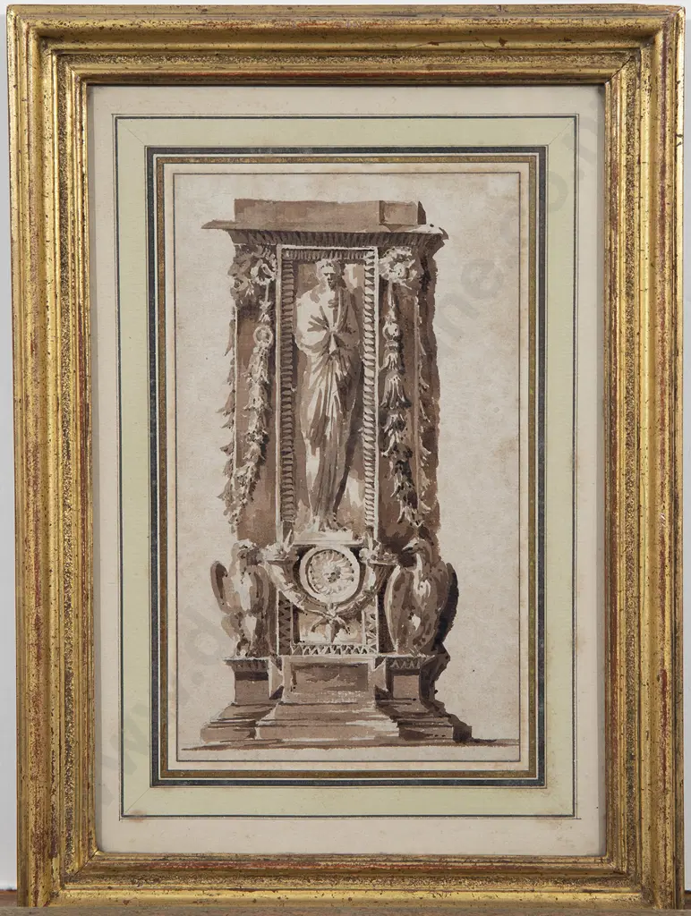 Antoine Francois Peyre (French 1739-1823) - Two Architectural Studies & others (4) Image 1++