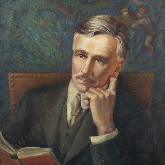 Constance L Fidler (British 1904-1971) - Portrait of Sir Frederic Truby King