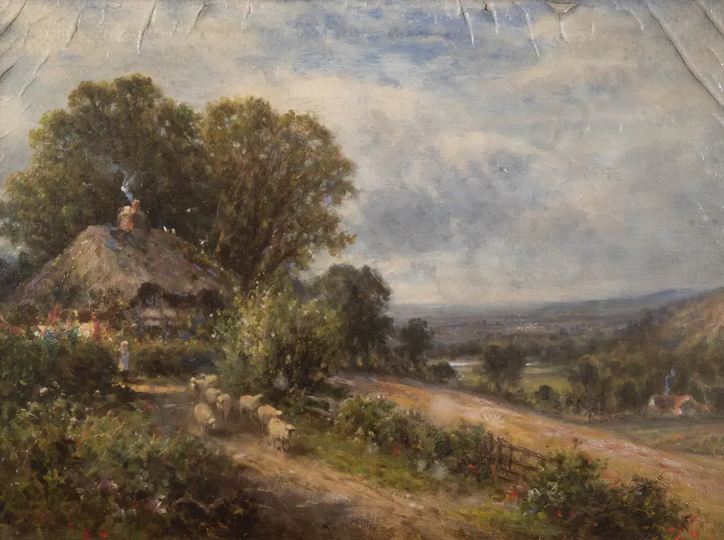 Henry Maidment (British fl.1889-1914) - Hazelmere Surrey Image 1++