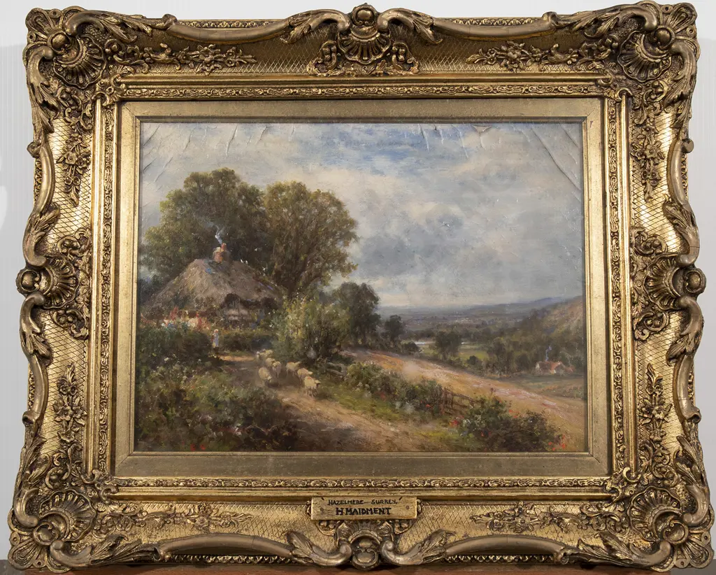 Henry Maidment (British fl.1889-1914) - Hazelmere Surrey Image 1++