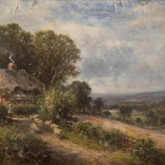 Henry Maidment (British fl.1889-1914) - Hazelmere Surrey