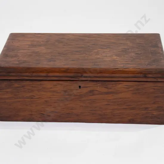 Late C19th NZ Colonial Mottled Kauri Box