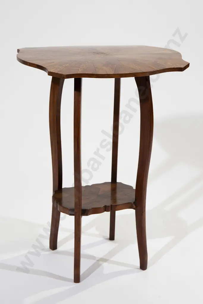 Late C19th NZ Colonial Inlaid Native Timber Table by William Norrie Image 1++