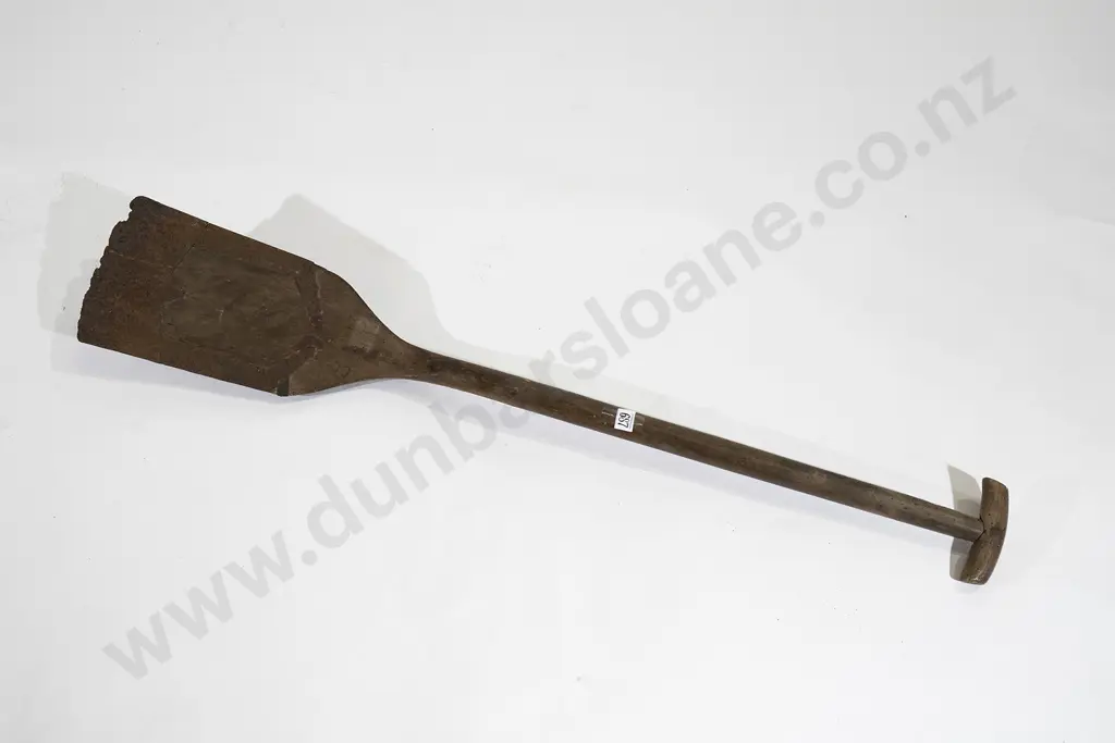 Antique Wooden Peat Shovel Image 1++
