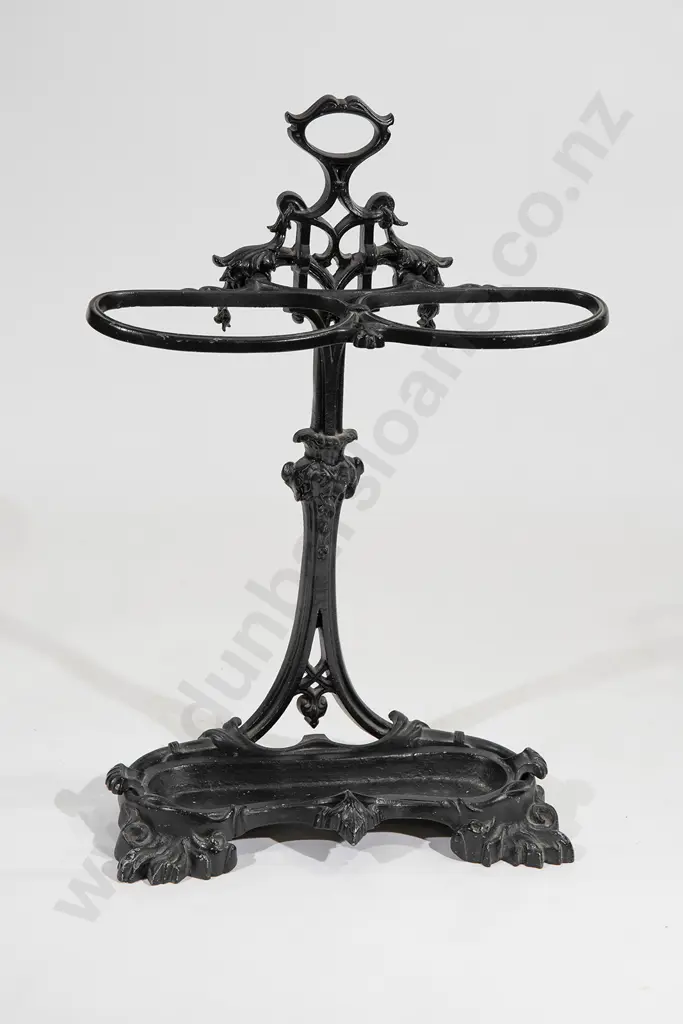 Coalbrookdale Style Cast Iron Entrance Way Stick Stand Image 1++