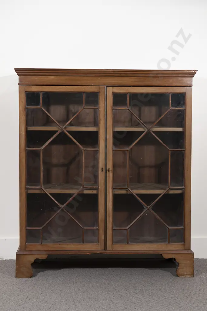Geo III Style Mahogany Bookcase Image 1++