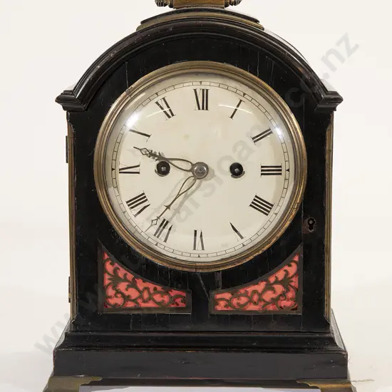 Geo III Ebonized Bracket Clock