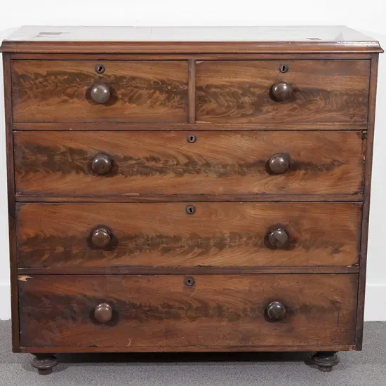 WMIV Mahogany Flat Front Chest