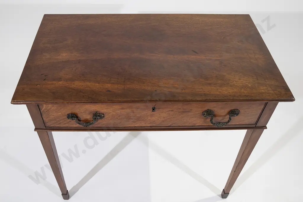 Geo III Mahogany Oblong Side Table Image 1++