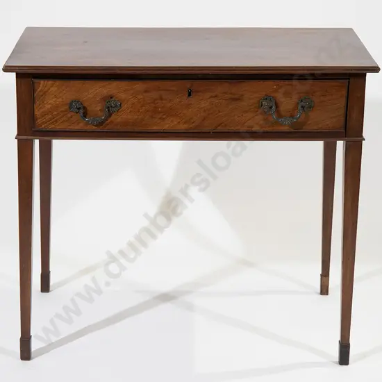 Geo III Mahogany Oblong Side Table