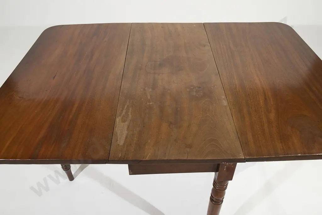 Regency Mahogany Pembroke Dining Table Image 1++