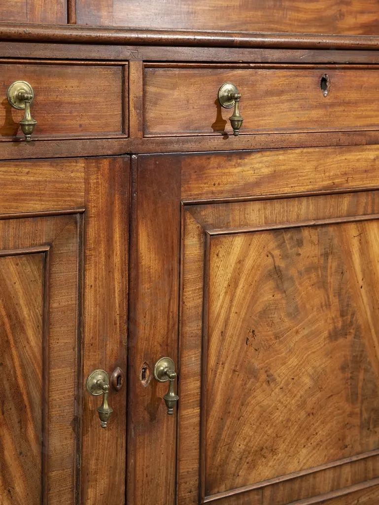 Victorian Mahogany Cabinet Bookcase Image 1++