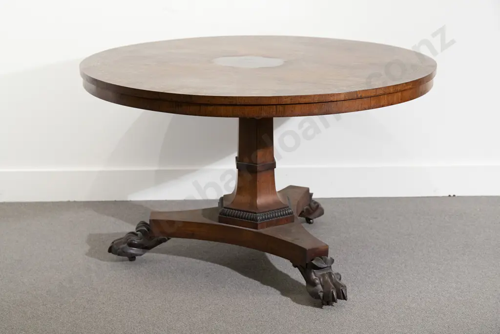 Regency Rosewood Circular Tilt Top Breakfast Table Image 1++