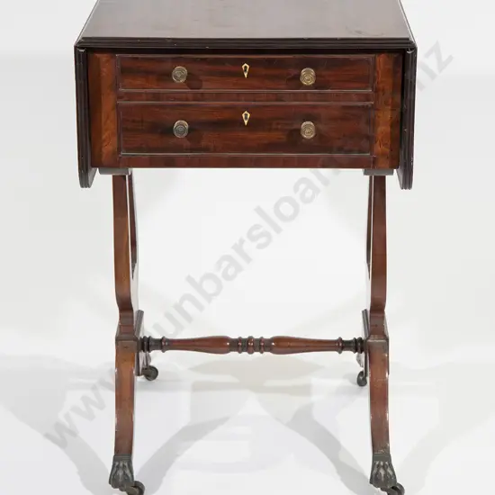 Regency Mahogany Sofa Table